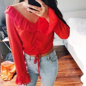 ☆ PRINCESS POLLY RUCHED TOP ☆